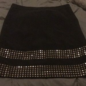 MK Knee Length Black Skirt